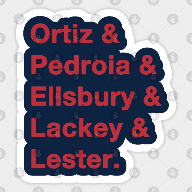 2013 Boston Red Sox Sticker by IdenticalExposure